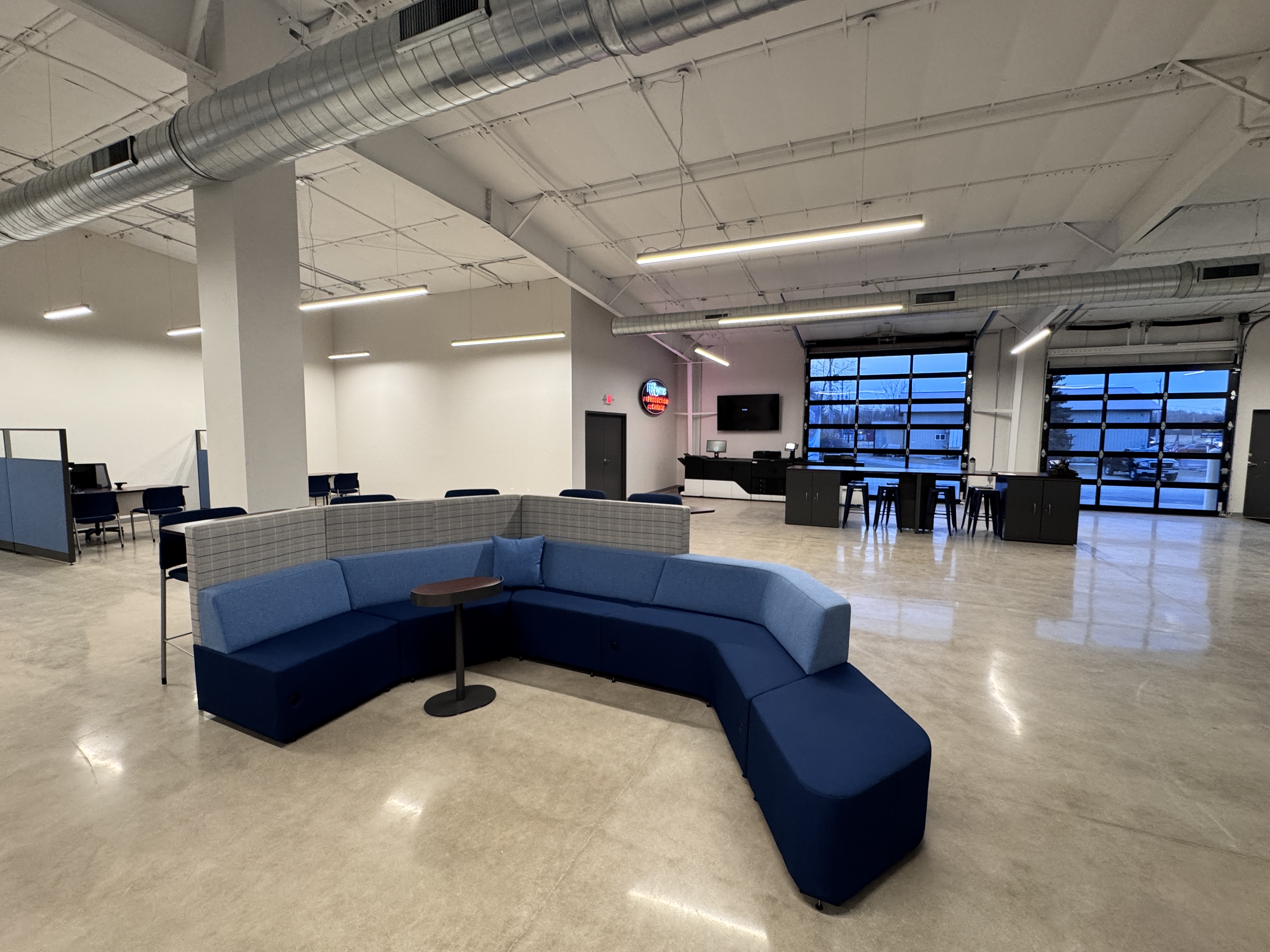 Remodeled Portage Production Garage