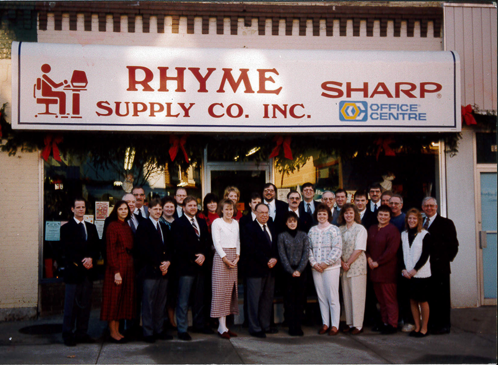 Tom Cline retires, and Ken Hutler becomes the sole owner of Rhyme Supply Company.