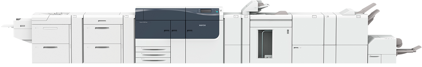 Xerox Versant with 2 feeders and 2 finishers