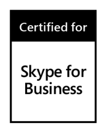 Certified for Skype for Business logo